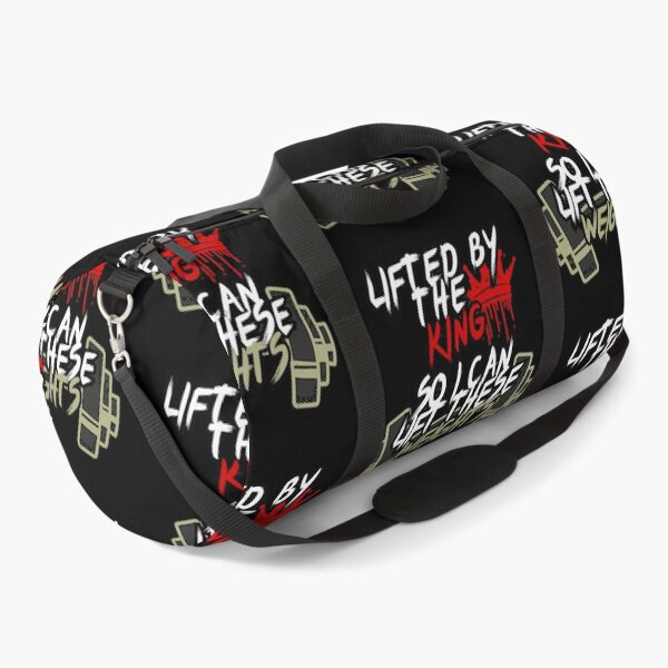 Item preview, Lifted By The King Christian Gym Weightlifting  designed and sold by Bezuiden.