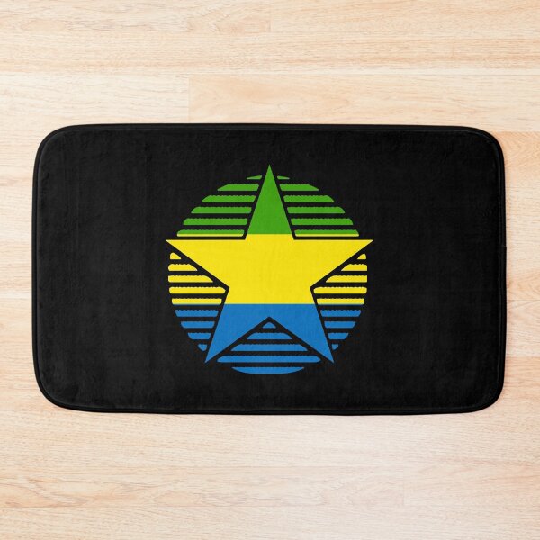 Item preview, Retro Gabon Flag Star GA designed and sold by shitpostee.