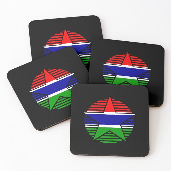 Item preview, Retro Gambia Flag Star GM designed and sold by shitpostee.
