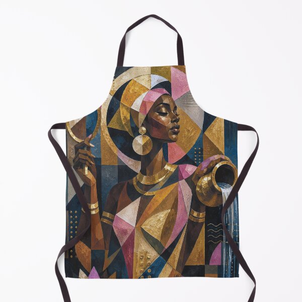 Item preview, Oshun Goddess of the Sacred River painting. designed and sold by GalleryKauffeld.