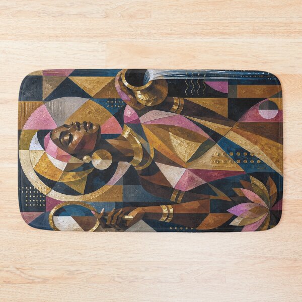 Item preview, Oshun Goddess of the Sacred River painting. designed and sold by GalleryKauffeld.