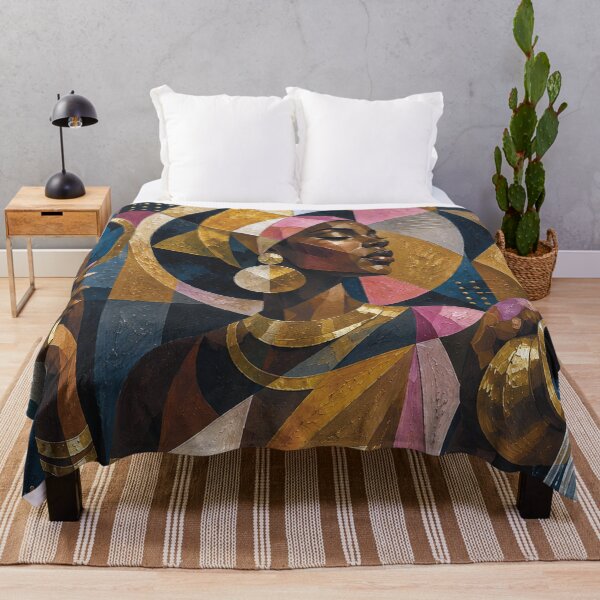 Item preview, Oshun Goddess of the Sacred River painting. designed and sold by GalleryKauffeld.
