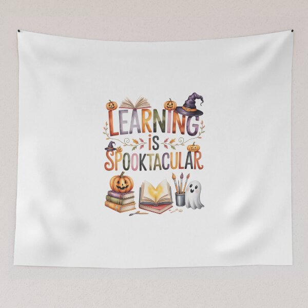 Item preview, learning is spooktacular  designed and sold by jkrphoto.