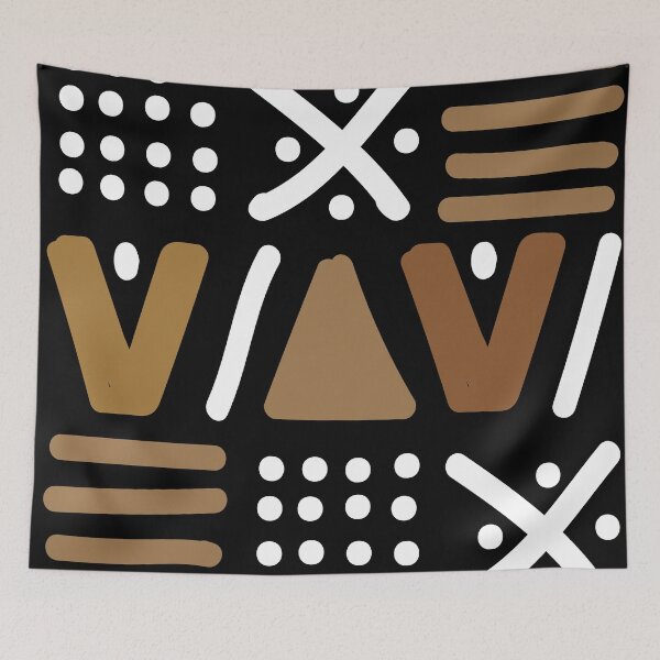 Item preview, Traditional Bogolan Pattern – African Textile Art & Ethnic Design designed and sold by Wolagno.
