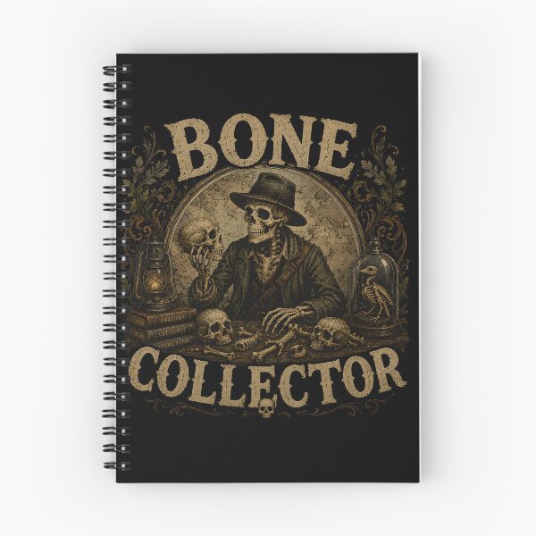 Item preview, Bone Collector | Vintage Skeleton Curiosity Cabinet Gothic Halloween Design designed and sold by KAM-KAM-STORE.