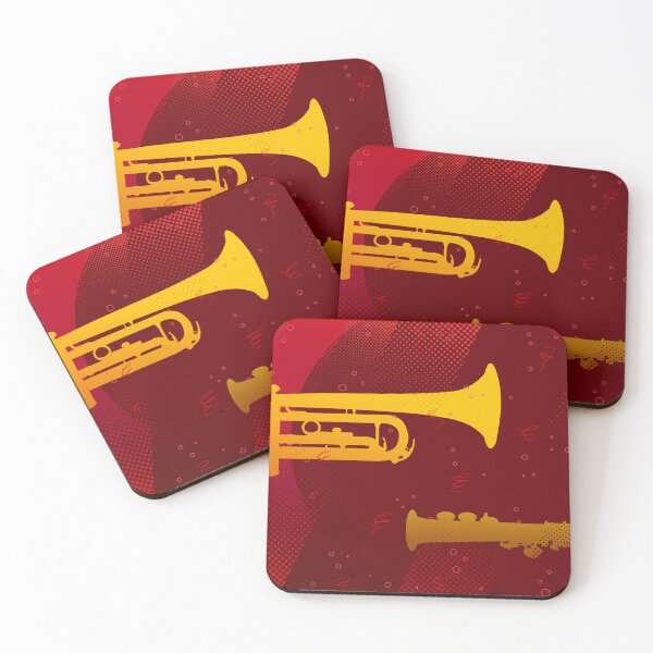 Item preview, Trumpet Saxophone Jazz Instruments Art designed and sold by chaaval.