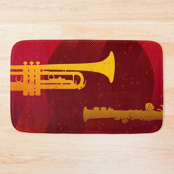 Item preview, Trumpet Saxophone Jazz Instruments Art designed and sold by chaaval.