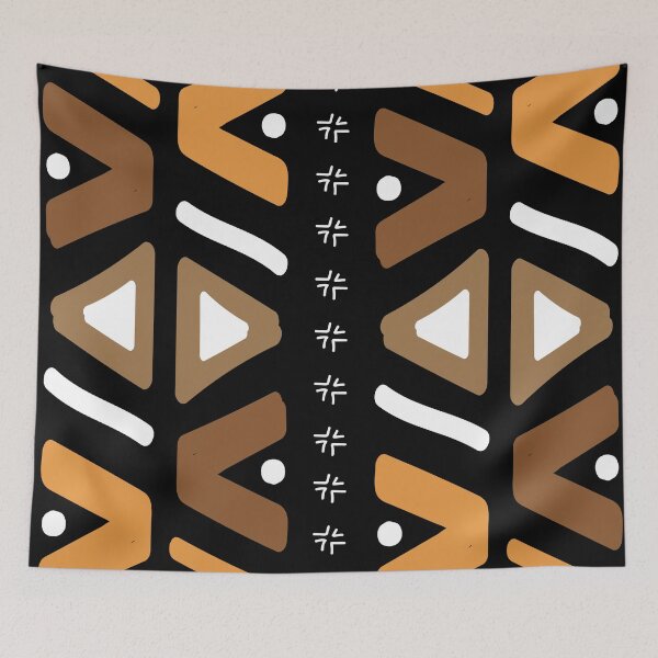 Item preview, Traditional Bogolan Pattern – African Textile Art & Ethnic Design designed and sold by Wolagno.