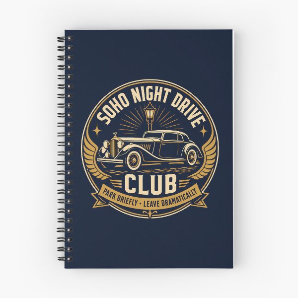 Item preview, Soho Night Drive Motor Club Badge designed and sold by agearb.