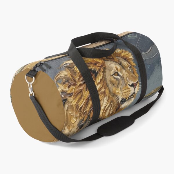 Item preview, Impasto Fantasy Lion & Retro Car Portrait designed and sold by FotoworldEdel.