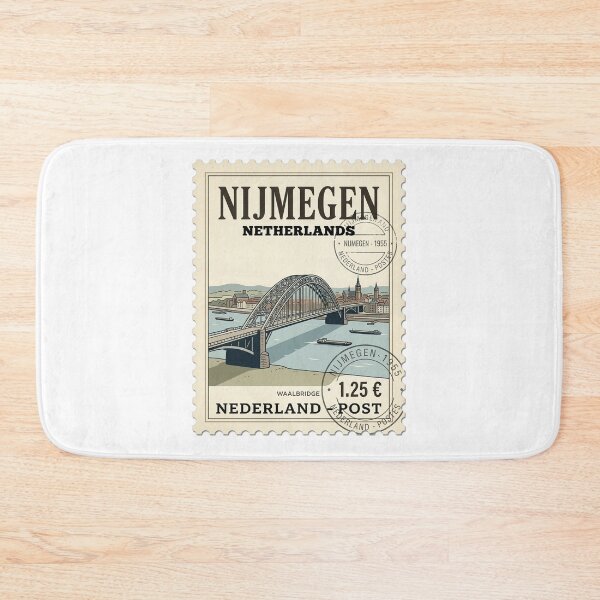 Item preview, Nijmegen Netherlands Waalbridge Vintage Travel Stamp designed and sold by k3rstman1.