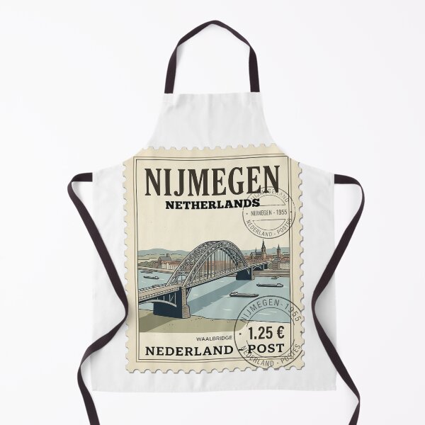 Item preview, Nijmegen Netherlands Waalbridge Vintage Travel Stamp designed and sold by k3rstman1.