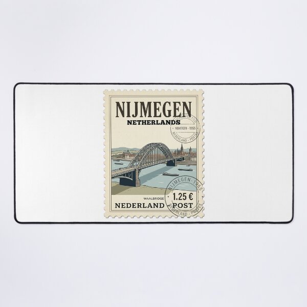Item preview, Nijmegen Netherlands Waalbridge Vintage Travel Stamp designed and sold by k3rstman1.