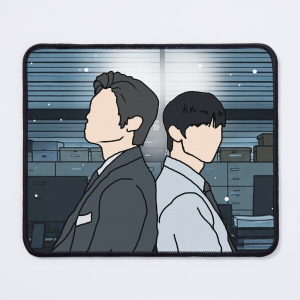 Item preview, The Prosecutor's Proposal BL K-Drama Fan Art Print | Park Si Woo x Kim Yoon Sik | Boys Love Korean Drama | BL Couple Poster | Gift for K-Drama Fans designed and sold by LUVUBL.