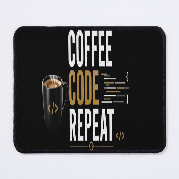 Item preview, Coffee. Code. Repeat. Minimalist Programmer Typography T-Shirt Developer Gift designed and sold by v6ziix.