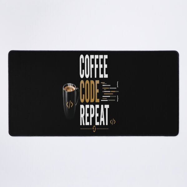 Item preview, Coffee. Code. Repeat.  Minimalist Programmer Typography T-Shirt  Developer Gift designed and sold by v6ziix.