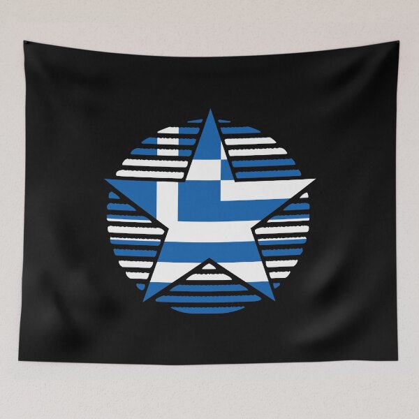 Item preview, Retro Greece Flag Star GR designed and sold by shitpostee.