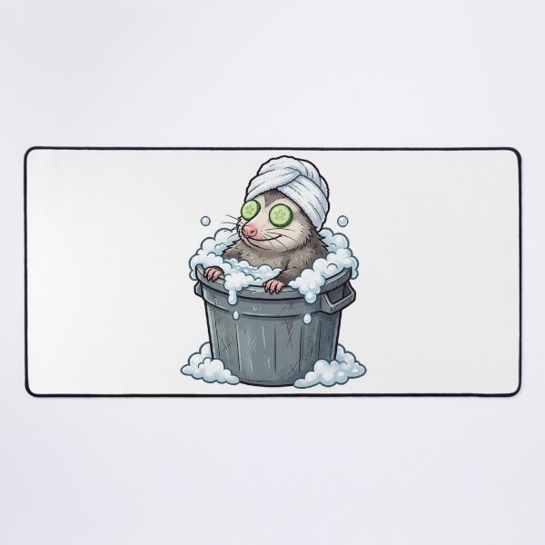 Item preview, Opossum Trash Can Spa Day designed and sold by YNAMREG.