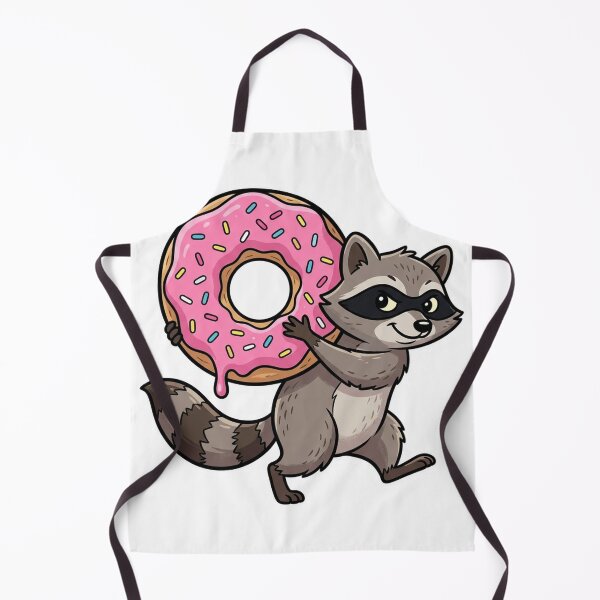 Item preview, Raccoon Bandit Stealing Giant Donut designed and sold by YNAMREG.