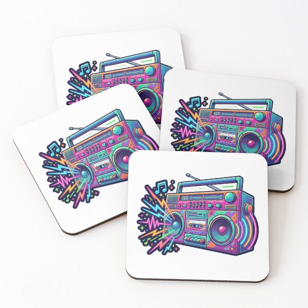 Item preview, Colorful Retro Boombox designed and sold by YNAMREG.