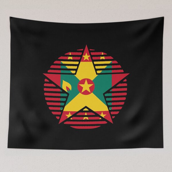 Item preview, Retro Grenada Flag Star GD designed and sold by shitpostee.