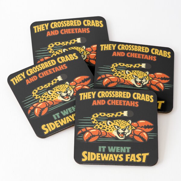Item preview, They Crossbred Crabs and Cheetahs It Went Sideways Fast designed and sold by TeeTimeTreasure.