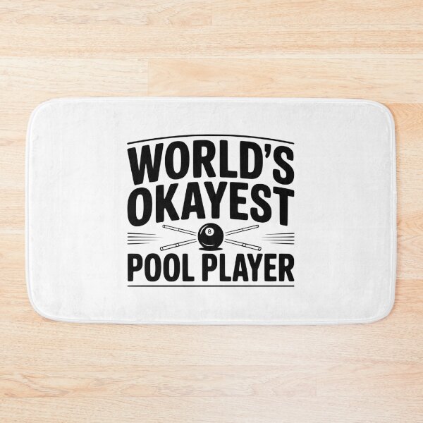 Item preview, World's Okayest Pool Player designed and sold by Frank Ring.