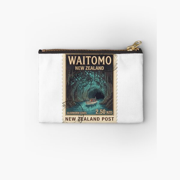 Item preview, Waitomo New Zealand Glowworm Caves Travel Stamp designed and sold by k3rstman1.