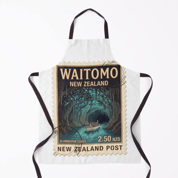 Item preview, Waitomo New Zealand Glowworm Caves Travel Stamp designed and sold by k3rstman1.