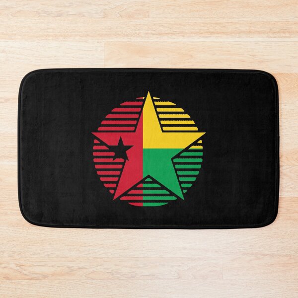 Item preview, Retro Guinea-Bissau Flag Star GW designed and sold by shitpostee.