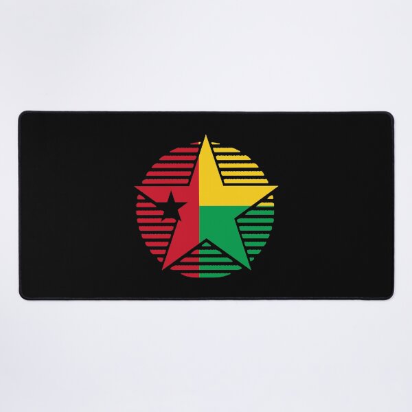 Item preview, Retro Guinea-Bissau Flag Star GW designed and sold by shitpostee.