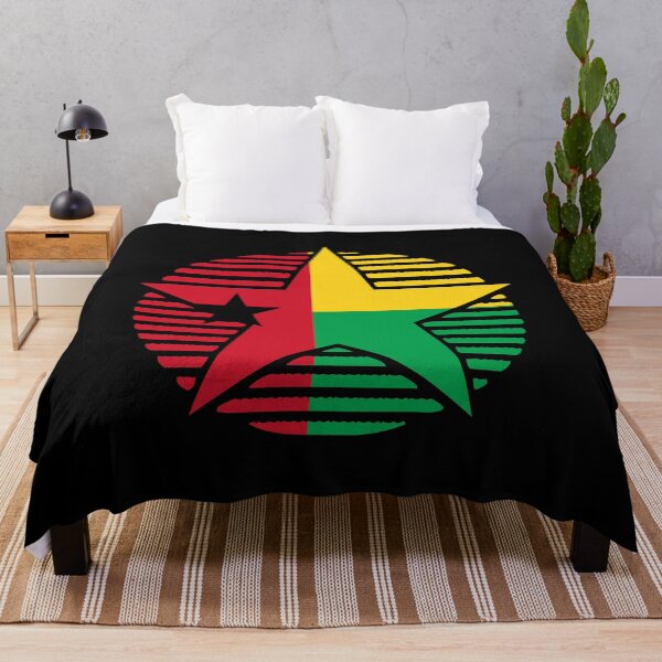 Item preview, Retro Guinea-Bissau Flag Star GW designed and sold by shitpostee.