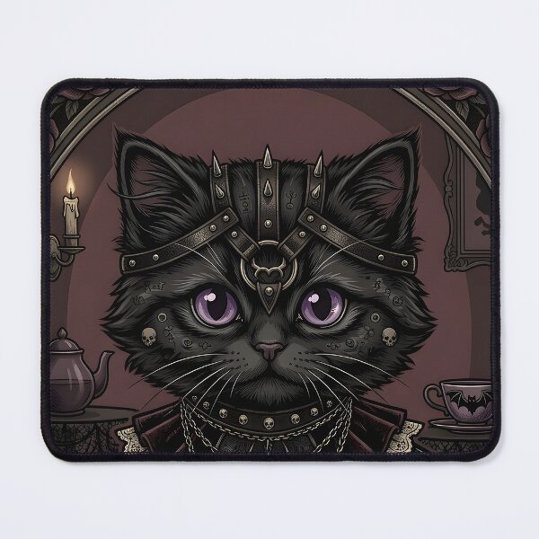 Item preview, Black Goth Cat Occult Tarot Design designed and sold by OH-MY-GOTH.