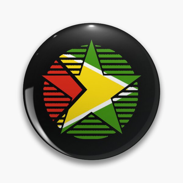 Item preview, Retro Guyana Flag Star GY designed and sold by shitpostee.