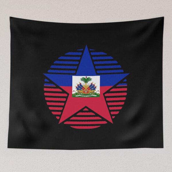 Item preview, Retro Haiti Flag Star HT designed and sold by shitpostee.