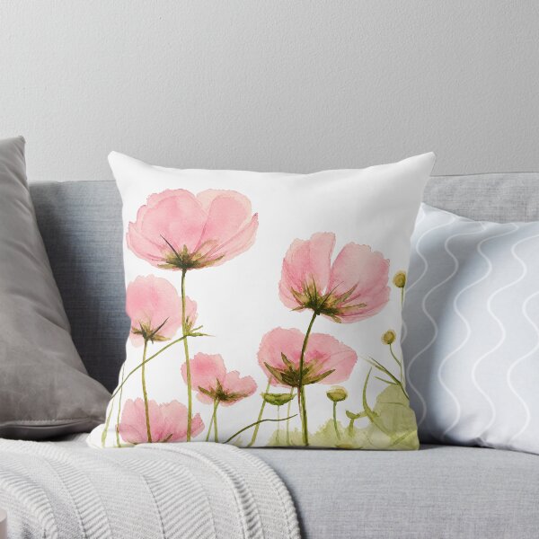 Item preview, Watercolor pink flower garden on a transparent background designed and sold by SuperMama1973.