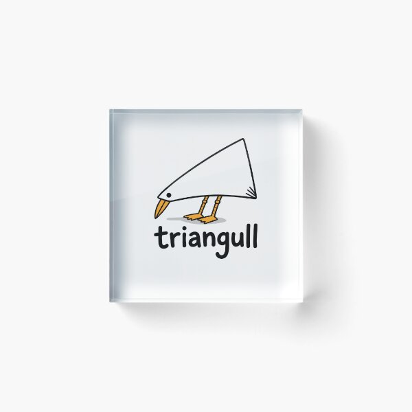 Item preview, Triangull Triangle Seagull Bird Pun Funny Beach designed and sold by nryum.