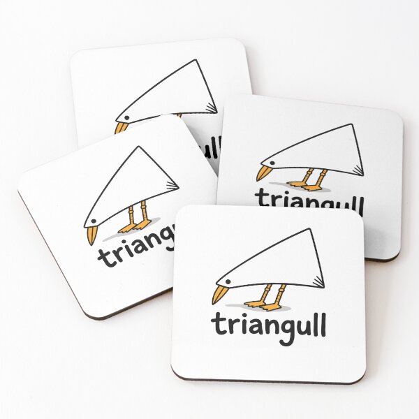 Item preview, Triangull Triangle Seagull Bird Pun Funny Beach designed and sold by nryum.
