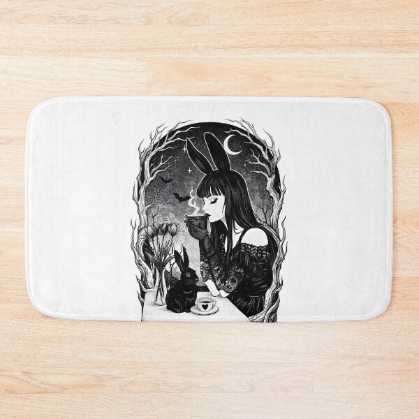 Item preview, Goth Bunny Girl Tea in the Enchanted Forest designed and sold by OH-MY-GOTH.