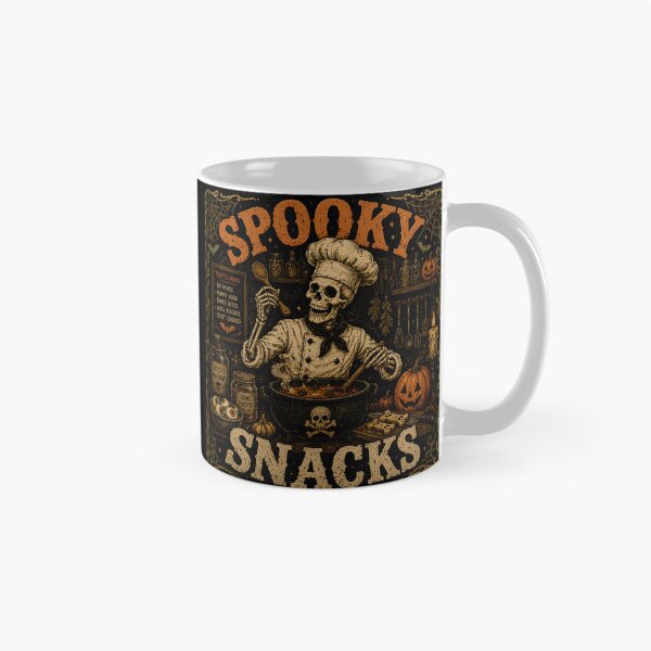 Item preview, Spooky Snacks | Skeleton Chef Funny Halloween Kitchen Cooking Design designed and sold by KAM-KAM-STORE.