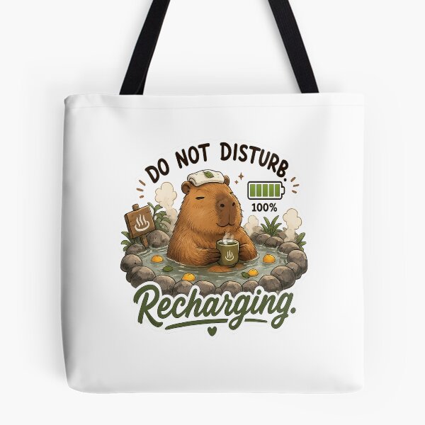 Item preview, Cute Capybara Hot Spring Shirt | Do Not Disturb Recharging | Relaxing Onsen Capybara T-Shirt | Cozy Animal Sticker | Introvert Gift designed and sold by Salwastore.