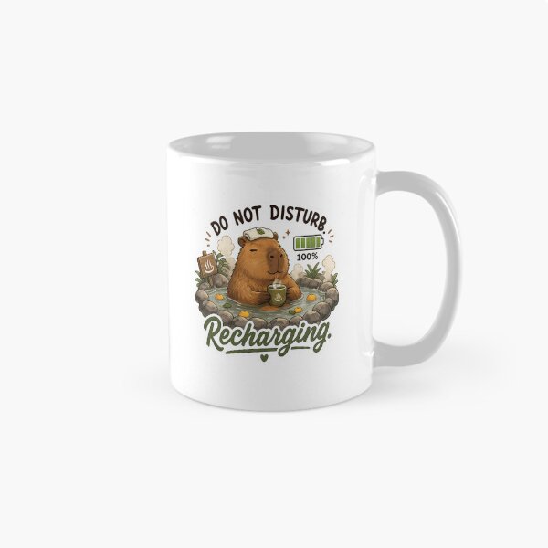 Item preview, Cute Capybara Hot Spring Shirt | Do Not Disturb Recharging | Relaxing Onsen Capybara T-Shirt | Cozy Animal Sticker | Introvert Gift designed and sold by Salwastore.