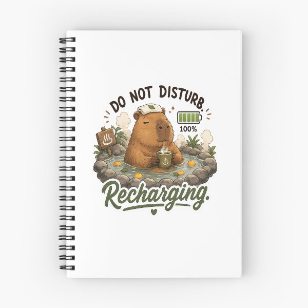 Item preview, Cute Capybara Hot Spring Shirt | Do Not Disturb Recharging | Relaxing Onsen Capybara T-Shirt | Cozy Animal Sticker | Introvert Gift designed and sold by Salwastore.