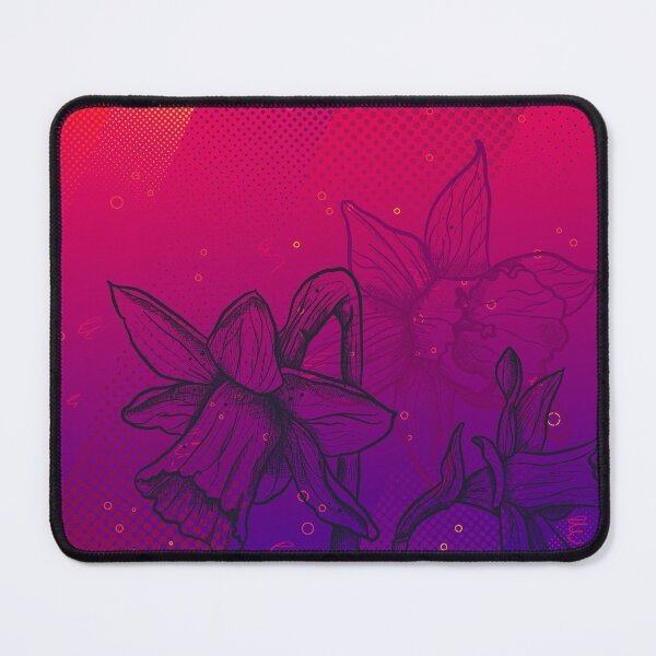 Item preview, Daffodil Flowers Sunset Botanical Art designed and sold by chaaval.