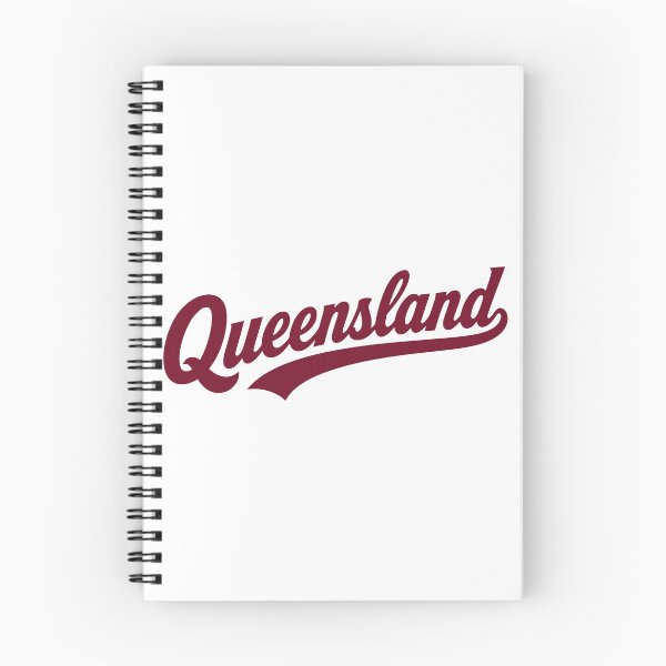 Item preview, Queensland Maroon Retro Script designed and sold by Imaginationbeyond.