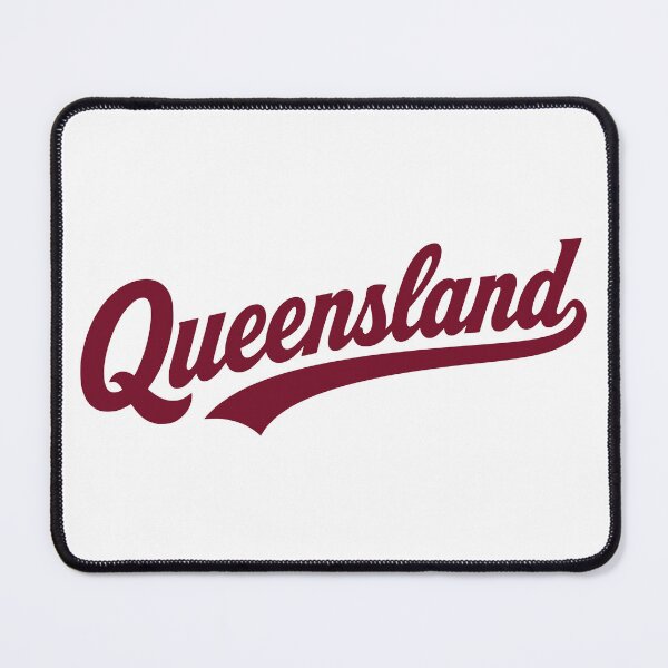 Item preview, Queensland Maroon Retro Script designed and sold by Imaginationbeyond.