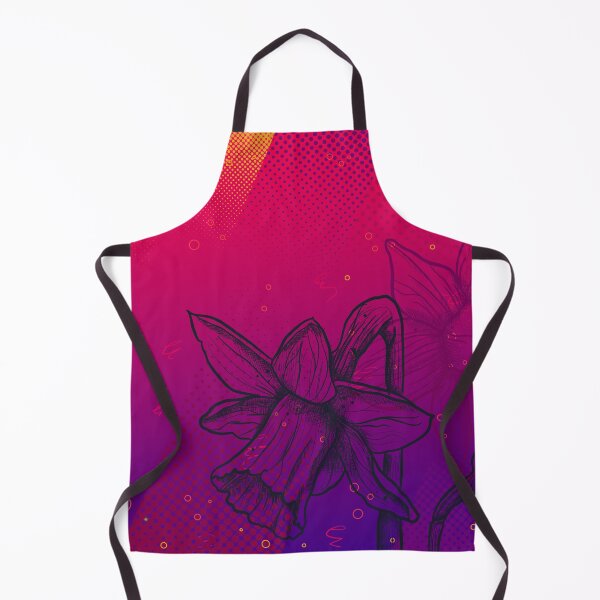 Item preview, Daffodil Flowers Sunset Botanical Art designed and sold by chaaval.