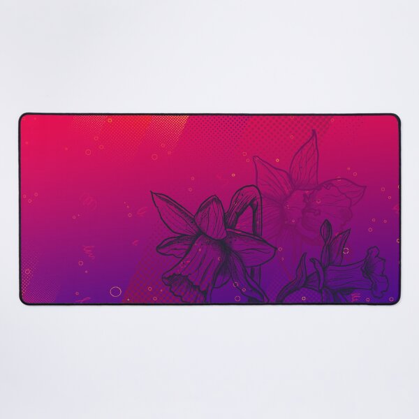 Item preview, Daffodil Flowers Sunset Botanical Art designed and sold by chaaval.
