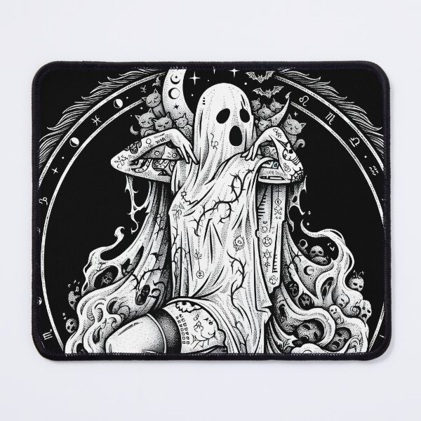 Item preview, Ghost Occult Tattoo Design designed and sold by OH-MY-GOTH.