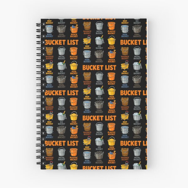 Item preview, Literal Bucket List Funny Bucket Collection Pun designed and sold by TeeTimeTreasure.